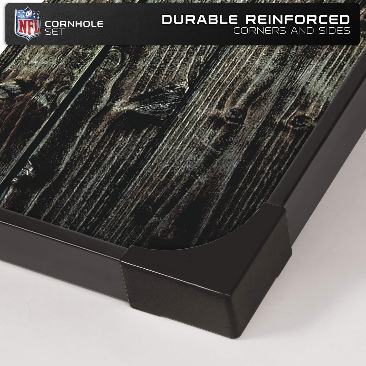 Wild Sports NFL 2′ x 3′ MDF Deluxe Cornhole Set – with Corners and Aprons(Green Bay Packers)