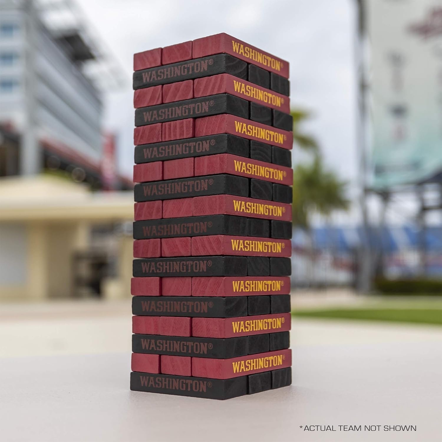 Wild Sports NFL Chicago Bears Table Top Stackers 3″ x 1″ x .5″, Team Color