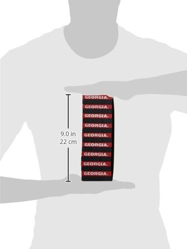 Wild Sports NCAA Pro Football Tabletop Stackers Block Game for College Football Fan, Dorm Game, Tailgate(Georgia Bulldogs)