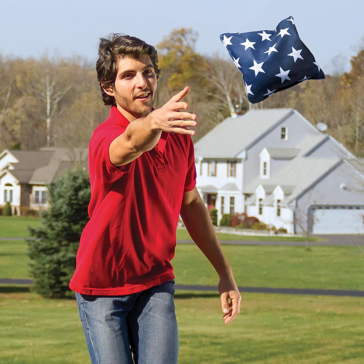 Wild Sports Regulation Bean Bag (8 Pack), Stars & Stripes